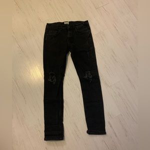 Men’s Only & Sons Distressed Skinny Jeans